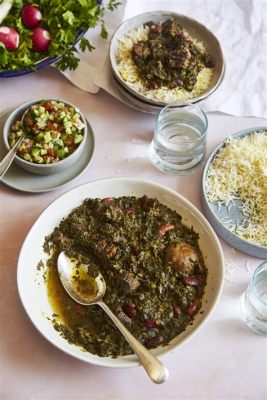  Ghormeh Sabzi: Một Món Ă Ngon Lôi Cuốn Từ Kerman Với Hương Vị Thơm Ngon Của Rau Rừng Và Thịt Cừu Nướng