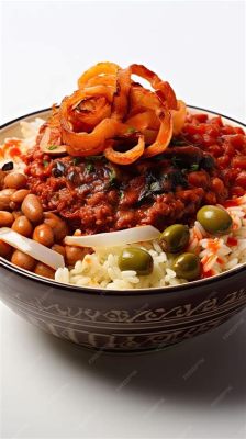  Koshari – Một Món Ăn Phô Mai Tan chảy Ngon Lòng Kết Hợp Hoàn Hảo Với Gia Vị Thơm Ngon Bất Ngờ